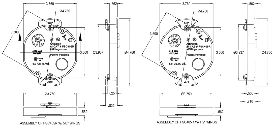 Arlington-Industries-FSC405R-Shallow-Sconce-Box-1