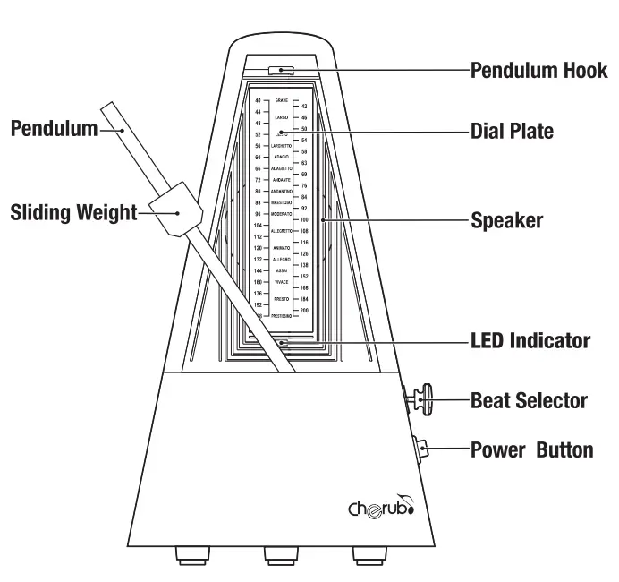 Cherub-WSM-290-Intelligent-Metronome-3
