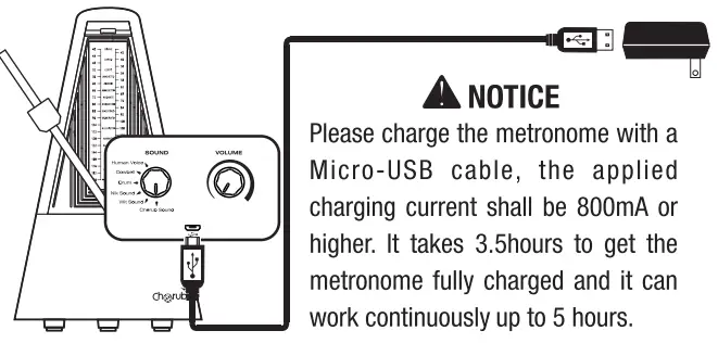 Cherub-WSM-290-Intelligent-Metronome-8