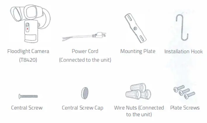 eufy 318T84201W Anker Floodlight Camera 1080P 2500 Lumen fig 1