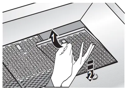Removing cassette filter