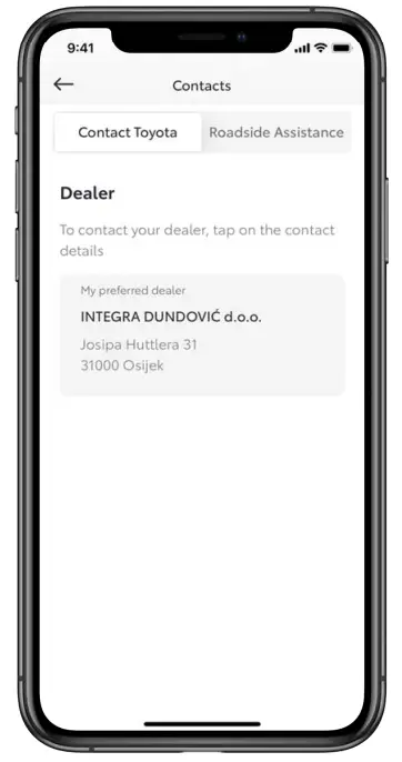 TOYOTA MyT Find My Car &amp Real time Traffic Application - STEP 5
