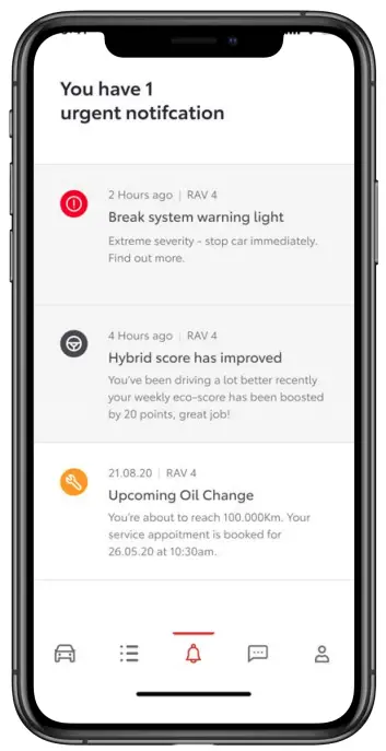 TOYOTA MyT Find My Car &amp Real time Traffic Application - STEP