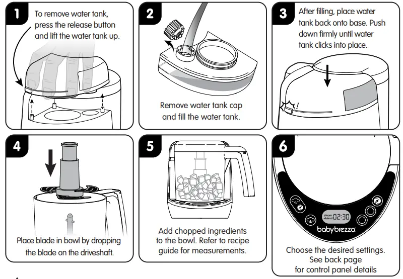 baby brezza DELUXE one step Food Maker-fig4