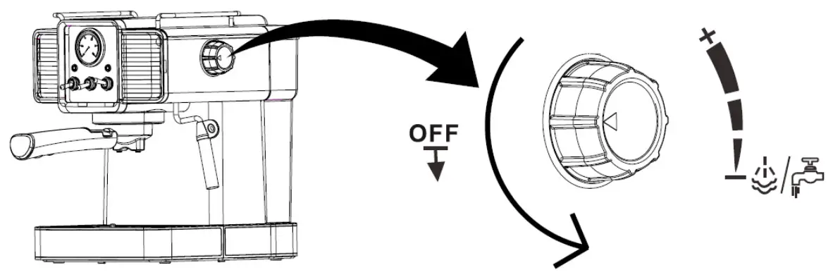 Livoo DOD174 Espresso Coffee Maker - otherwise steam