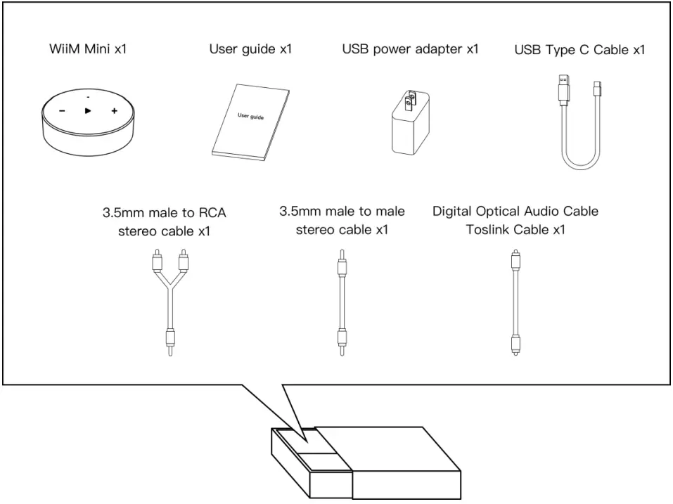 Wiim Mini WiFi Music Streamer - FIGURE 1
