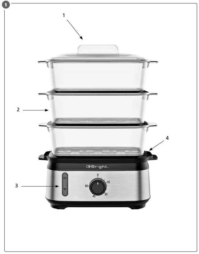 023699 Steam Cooker Description