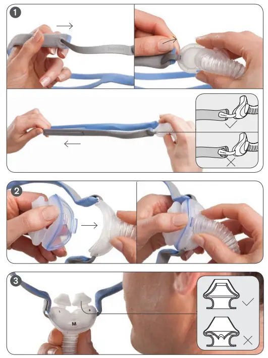 ResMed Nasal Pillows System - Reassembly