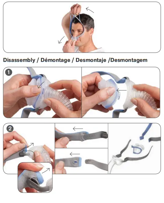 ResMed Nasal Pillows System - Removal