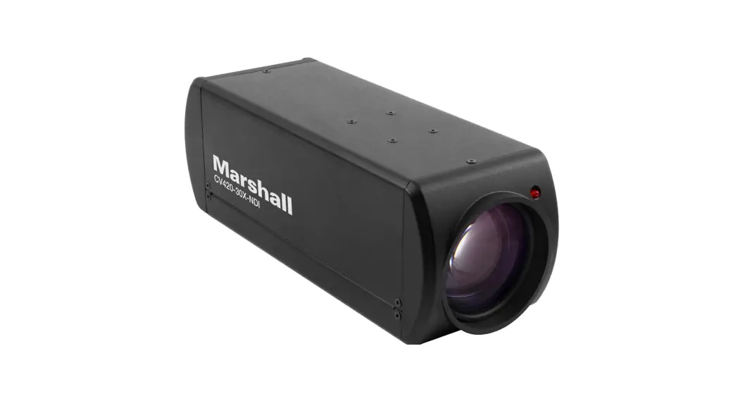 Marshall Cv420-30x-ndi Zoom Block Camera User Manual
