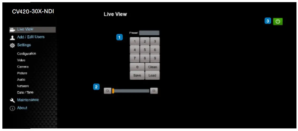Marshall CV420-30X-NDI Zoom Block Camera-Real Time