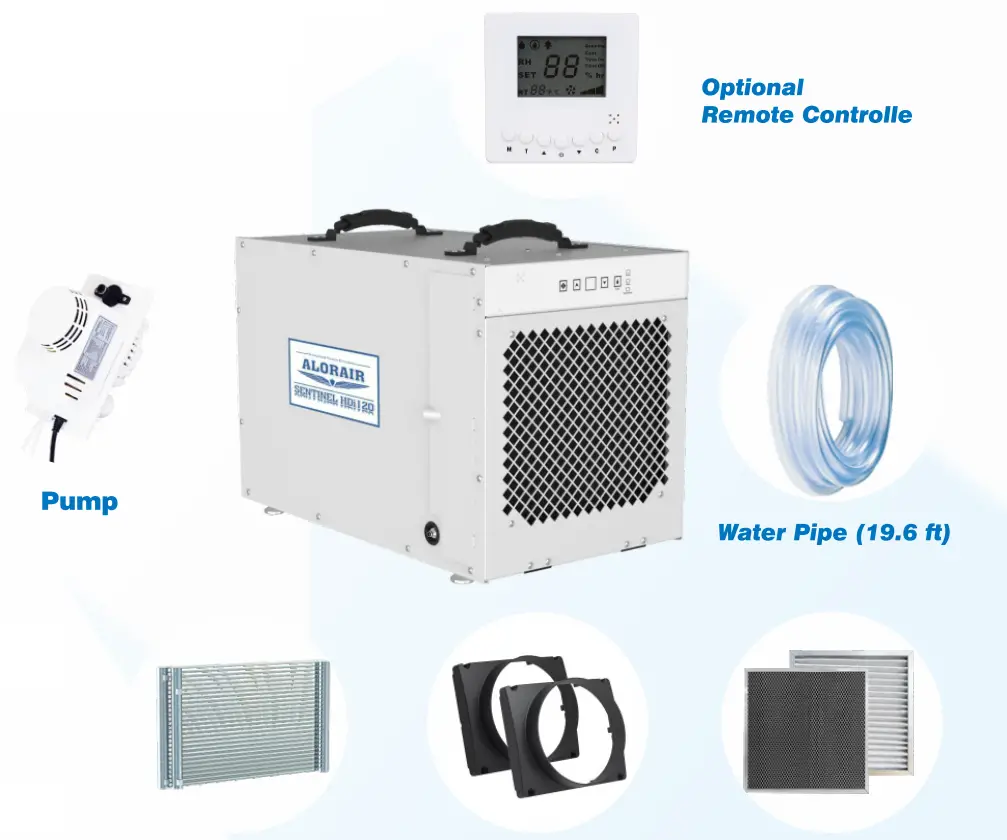 ALORAIR Sentinel HDi120 Basement Crawlspace Dehumidifier - Figure 1