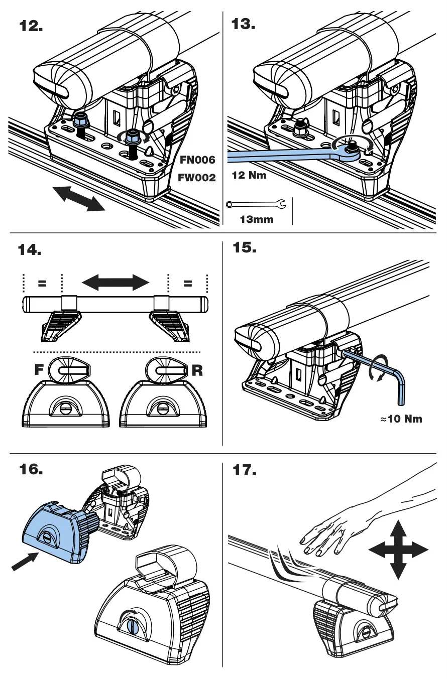 Rhino MC3PR-FL KammBar Aluminium Roof Bars - fig 3