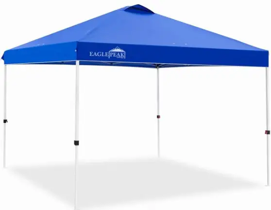EAGLE PEAK E64EP-RED-AZ 1-Person Setup Instant Outdoor Canopy Folding Shelter