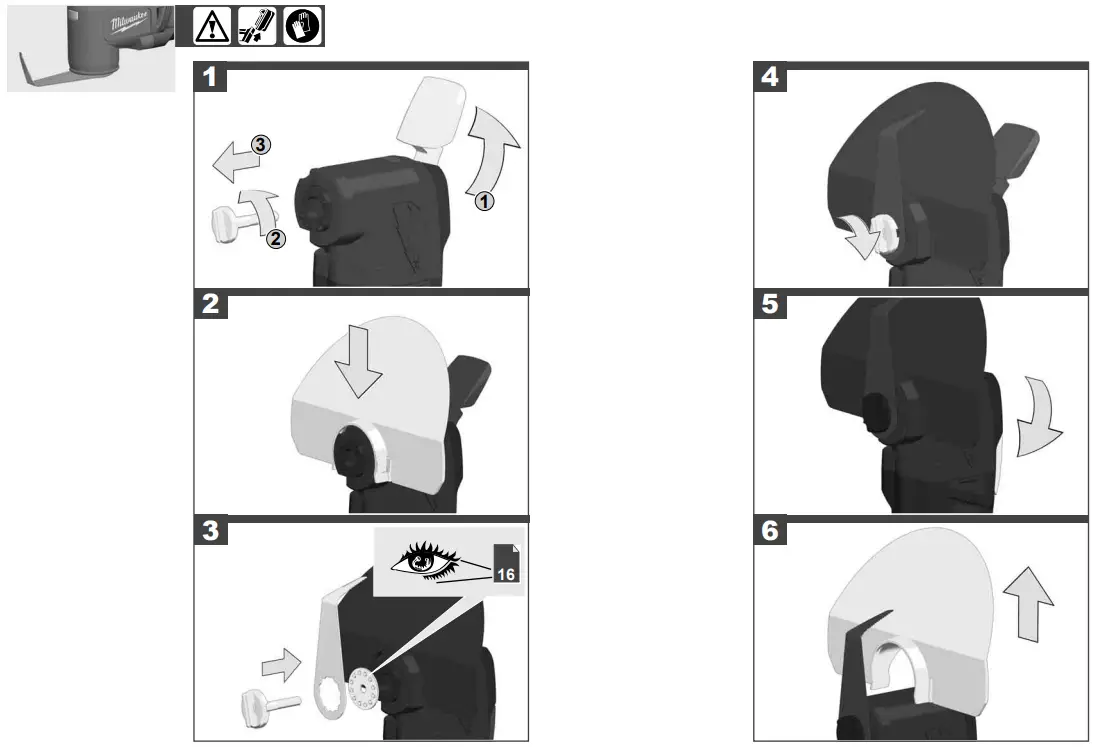 Milwaukee M18 BMT 0 18V Li Ion Cordless Multi Tool - 3