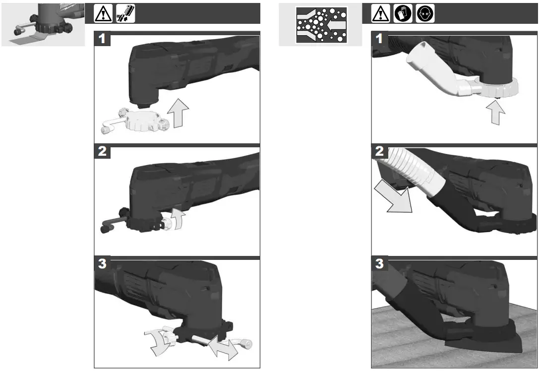 Milwaukee M18 BMT 0 18V Li Ion Cordless Multi Tool - 5