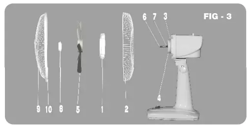 orient B07CHN8F6R Electric Pro Desk-60 400mm Table Fan - fig 2