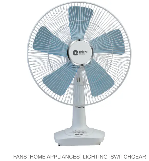 orient B07CHN8F6R Electric Pro Desk-60 400mm Table Fan