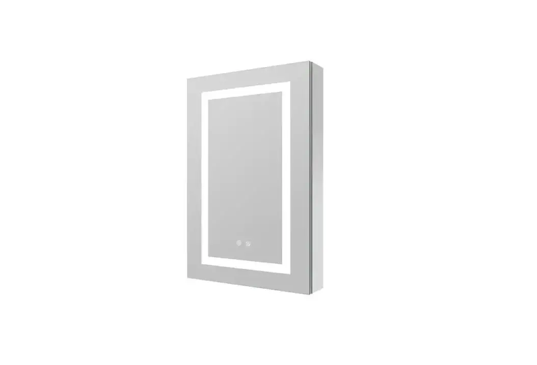 Angeles Home W3mcl2030r Silver Aluminum Recessed-surface Mount Medicine Cabinet With Mirror Instruction Manual
