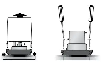 ACURITE 02446 Wireless Digital Rain Gauge Instruction Manual - Fasten the rain gauge base to a sturdy surface
