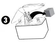 ACURITE 02446 Wireless Digital Rain Gauge Instruction Manual - Remove and discard cardboard rain gauge stabilizer