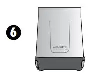 ACURITE 02446 Wireless Digital Rain Gauge Instruction Manual - Securely re-attach the rain gauge cover onto rain