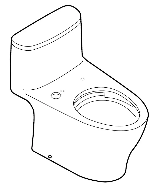 TOTO MW6423046CUFGA Nexus Cotton White Elongated Chair Height WaterSense Toilet