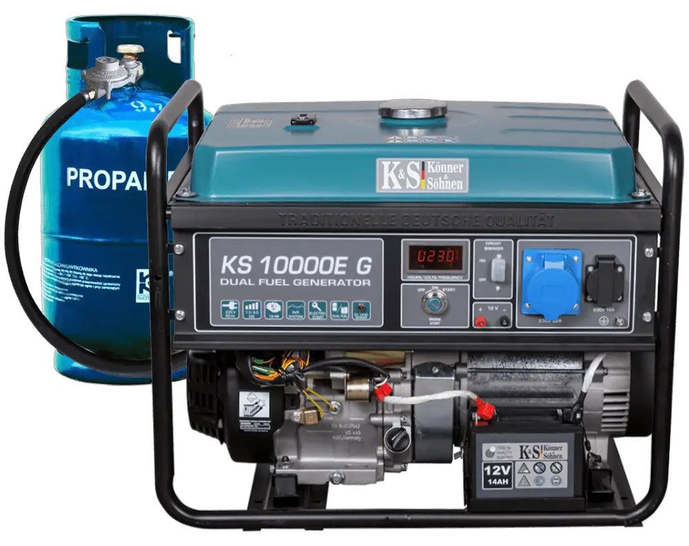 KONNER SOHNEN KS Series Running Generator On LPG
