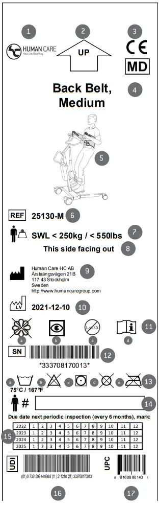 HUMAN-CARE-25130-Back-Belt-Sling-FIG-7