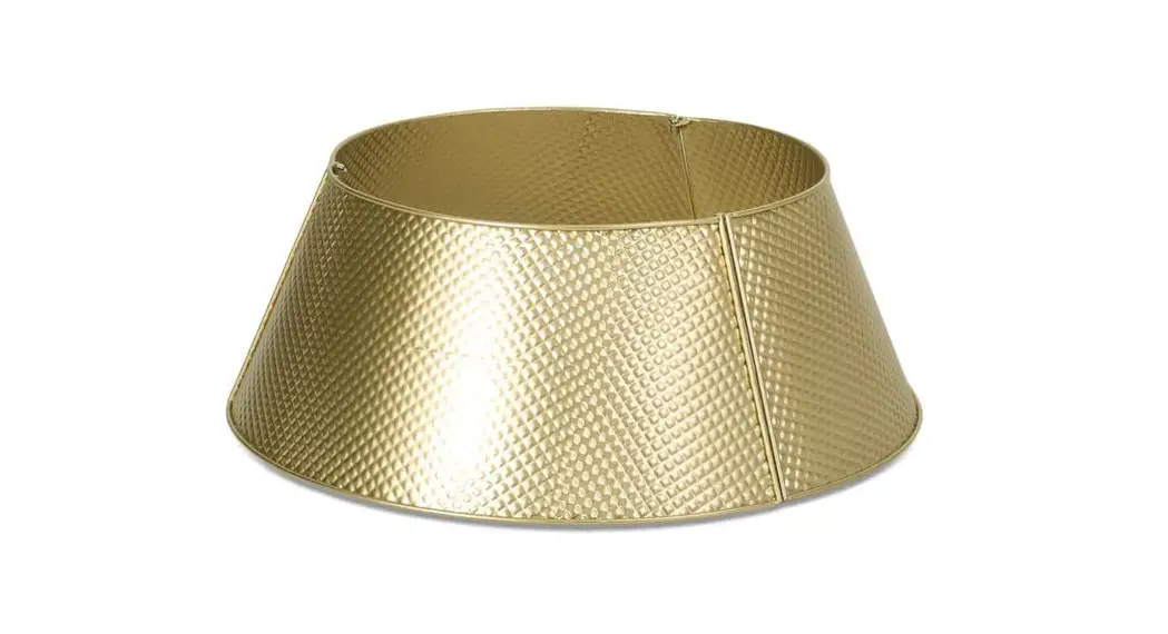 Noble House 107664 Morelos 26 Inch Silver Metal Christmas Tree Collar User Manual