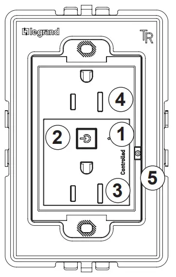 legrand WNAR153 Adorne 15A Smart Outlet - Fig 5