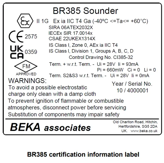 BEKA-BR385-Intrinsically-Safe-Sounder-fig-4