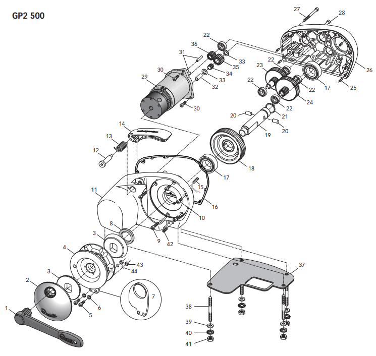 Quick GP2 500 GP2 500 Windlass - fig 4
