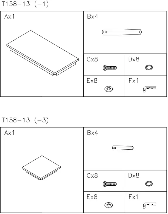 ASHLEY T158-13 Occasional Table Set-FIG3