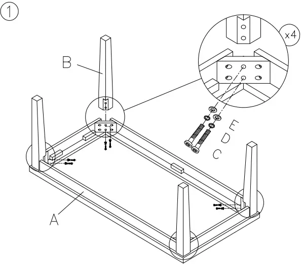 ASHLEY T158-13 Occasional Table Set-FIG4