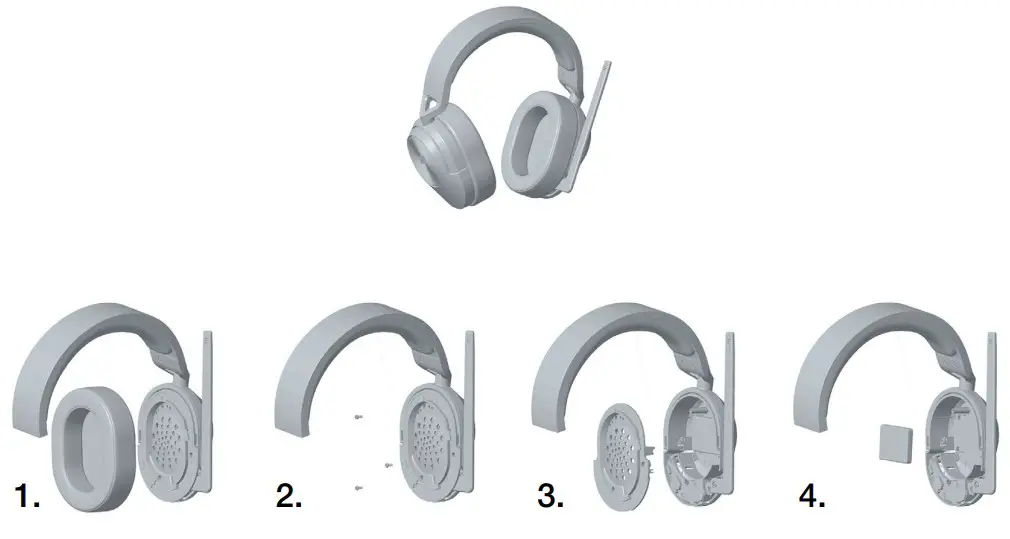 CORSAIR HS55 Wireless Gaming Headset with Bluetooth - fig 3