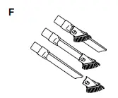 F. Duster Crevice Tool
