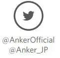 ANKER A2526HF1 Wireless Charging Dock User Guide - Twitter logo