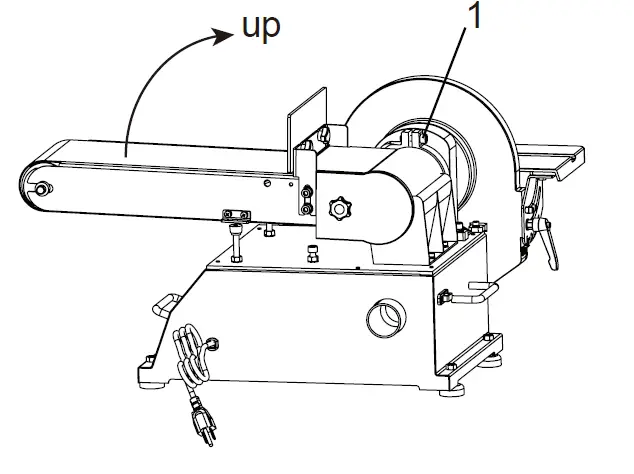 Bucktool-6Inch ×10Inch-Belt-Disc-Sander-With-Moveable-Stand-15