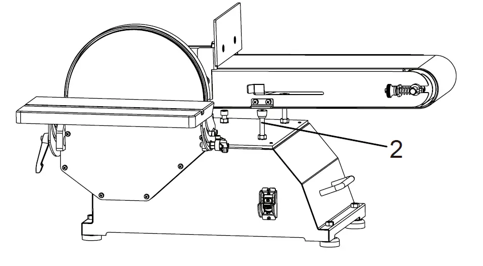 Bucktool-6Inch ×10Inch-Belt-Disc-Sander-With-Moveable-Stand-16