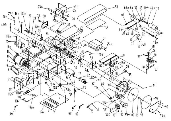 Bucktool-6Inch ×10Inch-Belt-Disc-Sander-With-Moveable-Stand-26