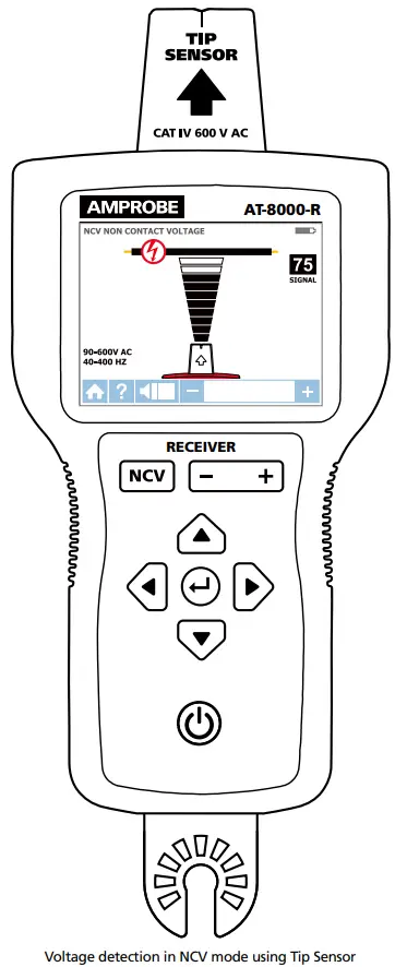 AMPROBE AT-8000 Advanced Wire Tracer - NCV Mode
