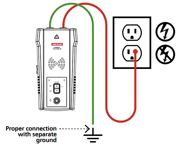 AMPROBE AT-8000 Advanced Wire Tracer - Set-up