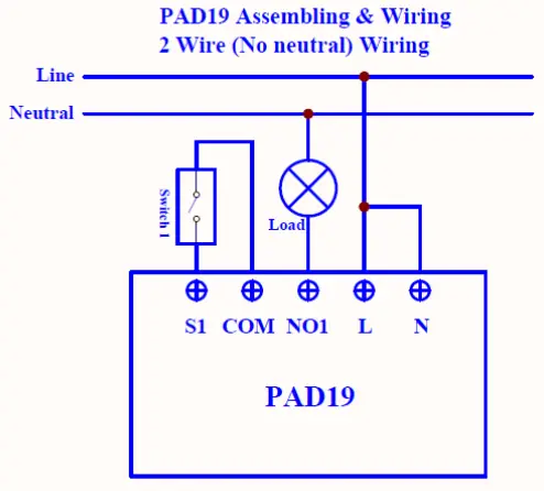 Philio Tech PAD19 In-Wall Micro Dimmer Module -fig