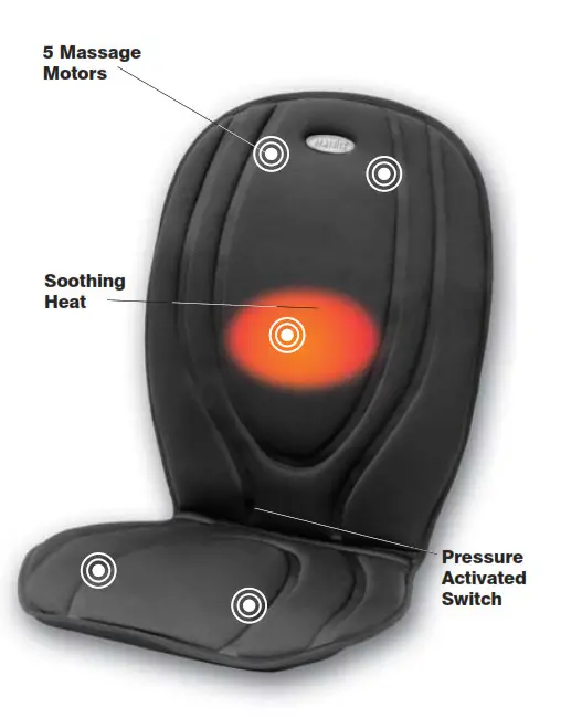 Homedics BK-5MH 5 Motor Back Massager 2