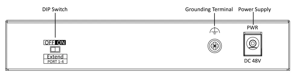 HIKVISION DS-3E0310HP-E 4-Port or 8-Port Unmanaged PoE Switch - figure 3