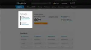 How do I manage my directv.com account settings DirecTV