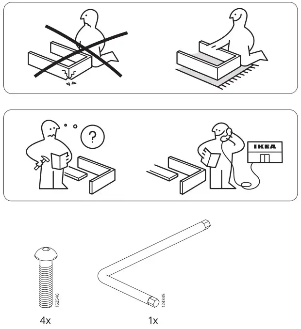 IKEA LIDKULLEN - Call for help & Accessories need