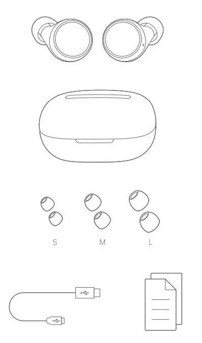 harman kardon FLY TWS True Wireless In-Ear Headphones User Guide - WHAT’S IN THE BOX