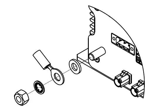 Earth Cable Mounting on Earth Stud